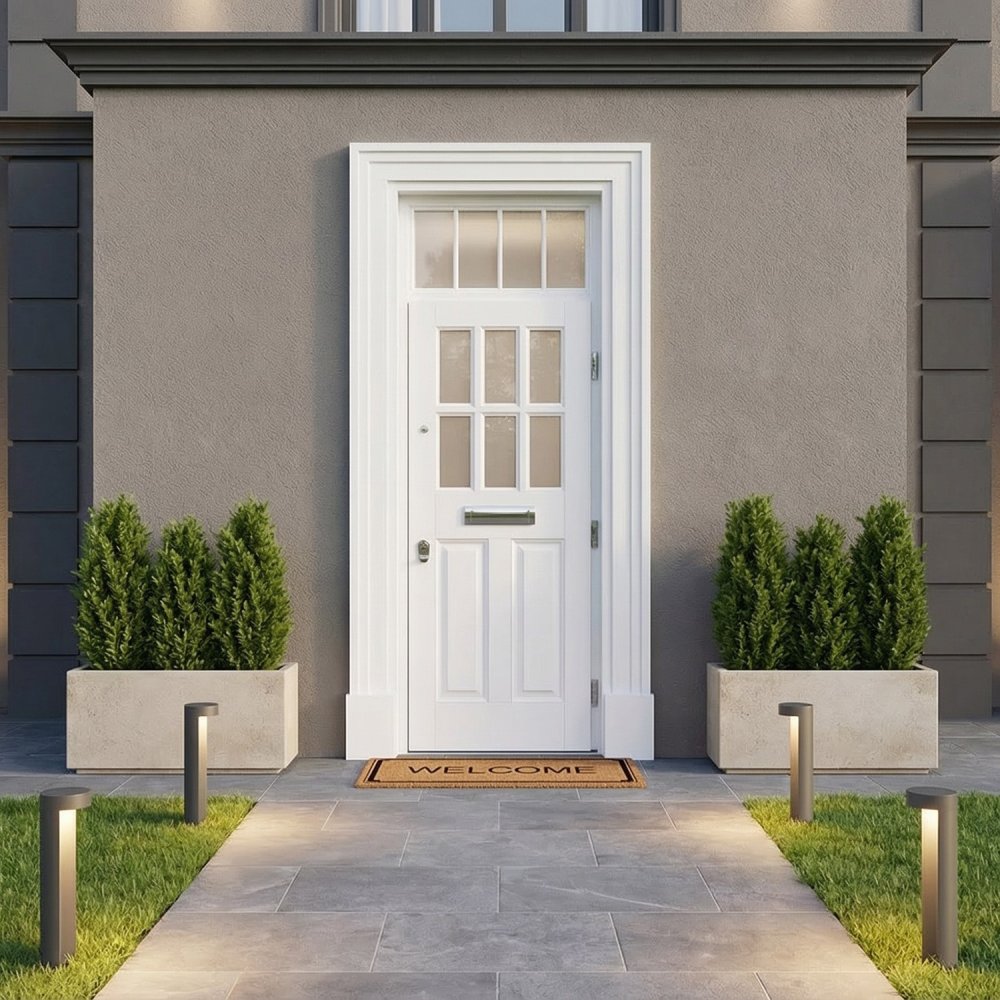 Вхідні двері в котедж з масиву дерева Richmond 1