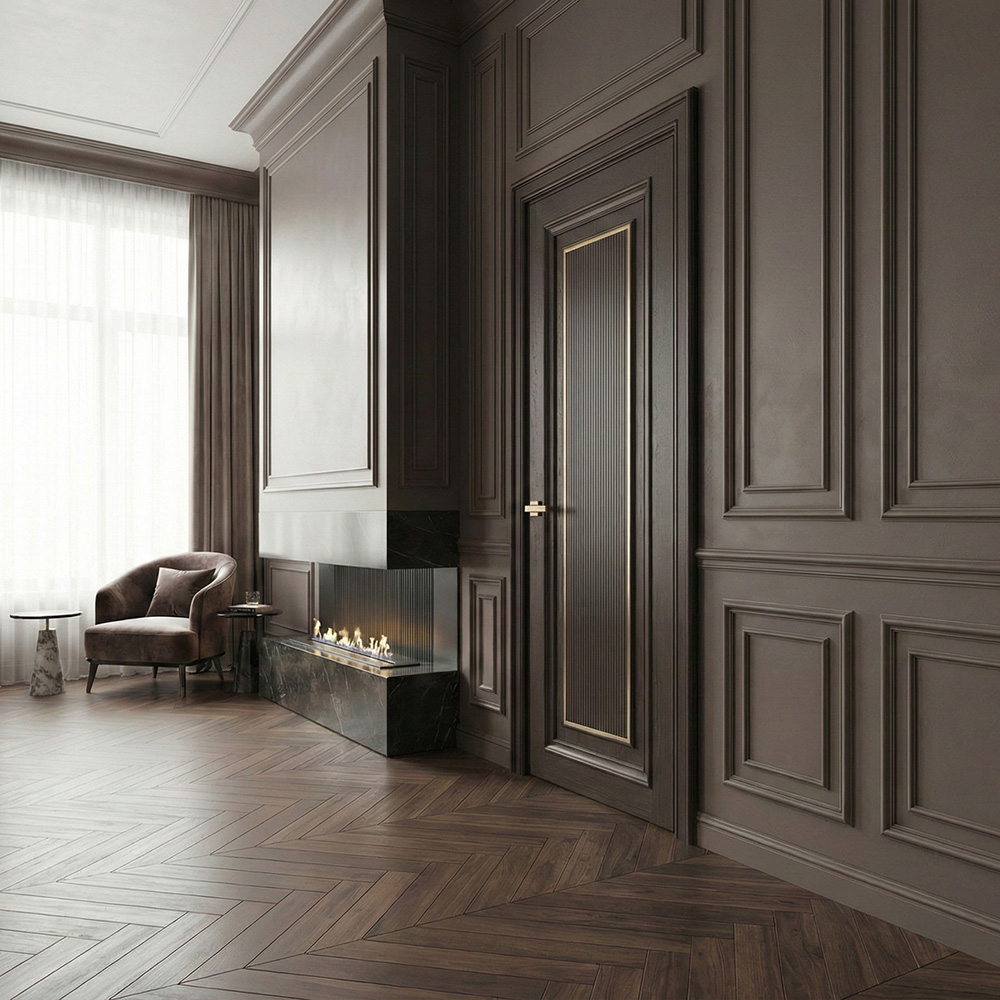 Двері міжкімнатні дерев'яні RAVENNA масивні