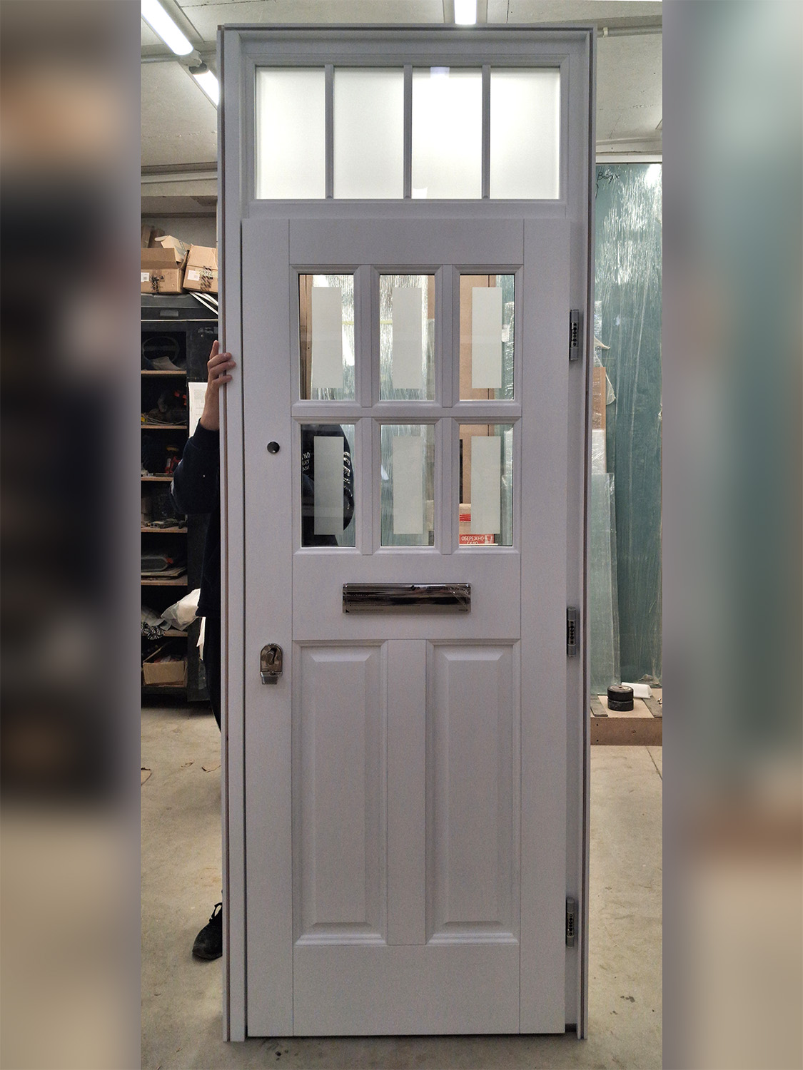 Вхідні двері в котедж з масиву дерева Richmond 1