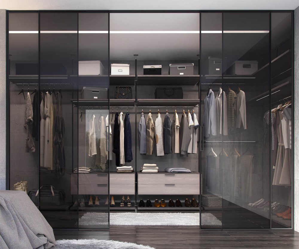 Гардеробная комната AluDoors Light