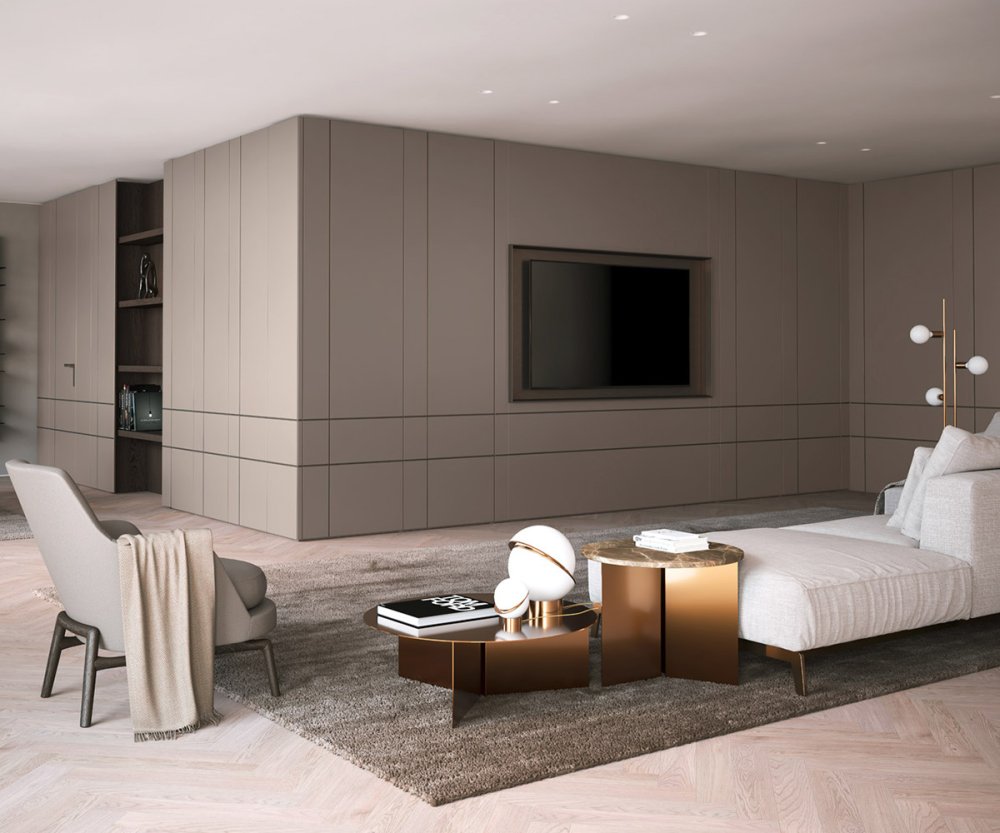 Стеновые панели крашеные