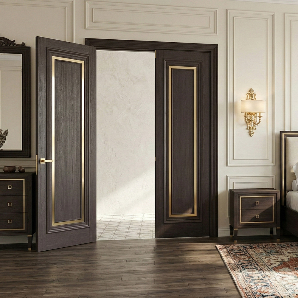 Міжкімнатні подвійні дерев яні двері Sicilia New Classic Wood