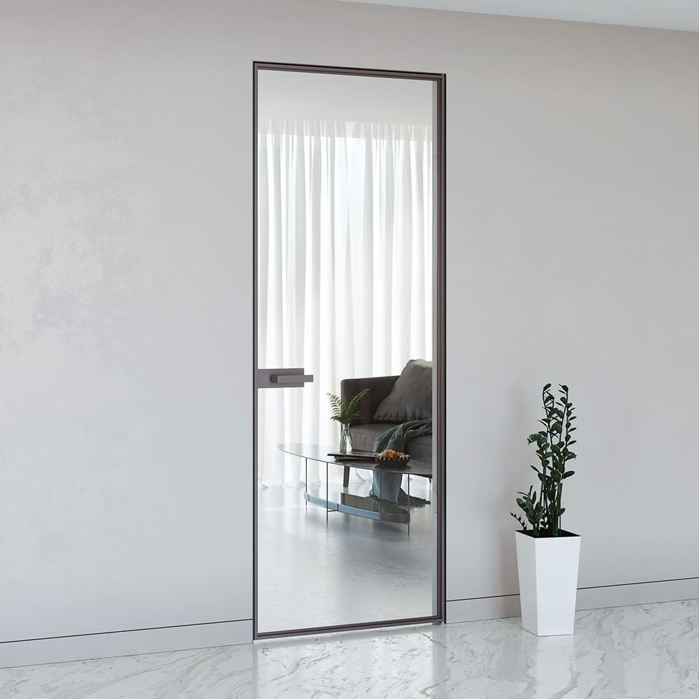 AluDoors Light concealed swing doors