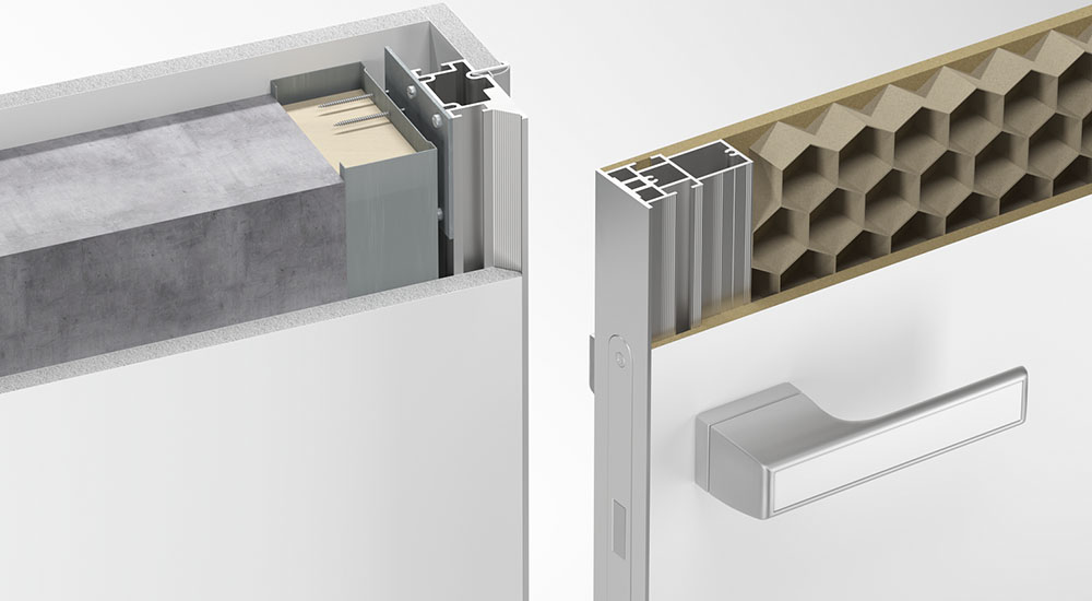 Двери скрытого монтажа SecretDoors складская программа