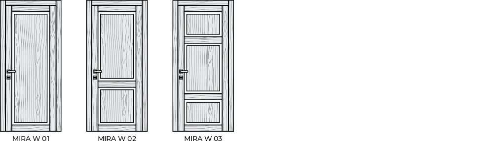 Шпонированные двери Contemporary Mira Wood в современном стиле