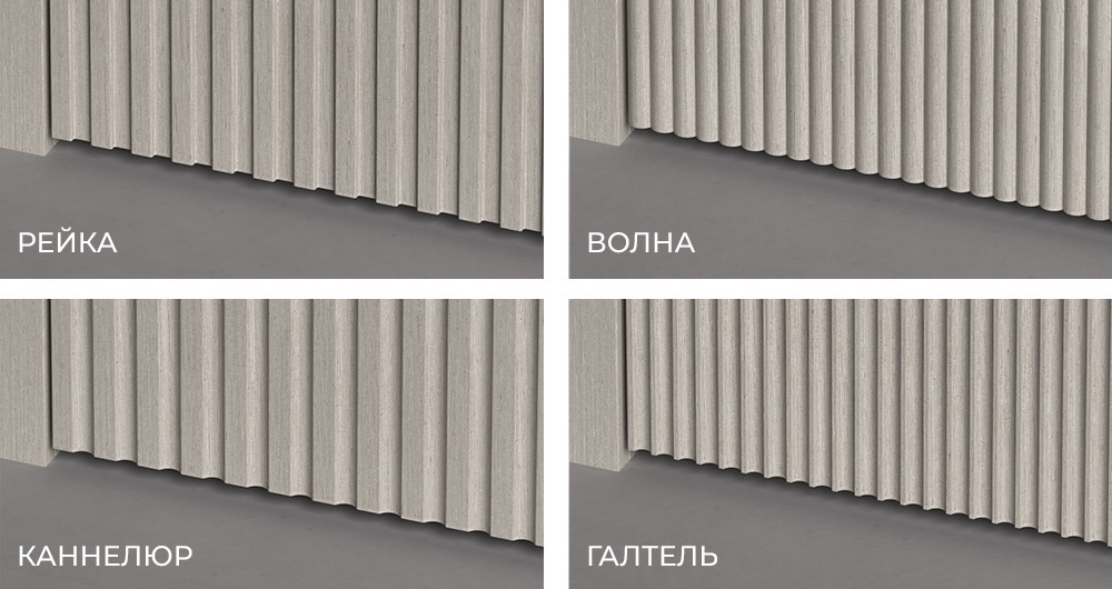 Варианты фрезеровки межкомнатных дверей DREAM