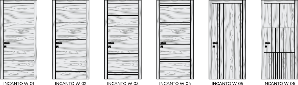 Шпонированные двери Contemporary Incanto Wood в современном стиле Шпонированные двери Contemporary Incanto Wood в современном стиле