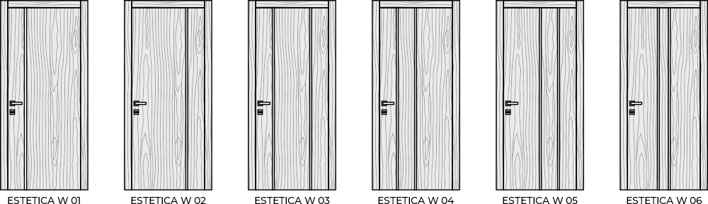 Шпонированные двери Contemporary Estetica Wood в современном стиле