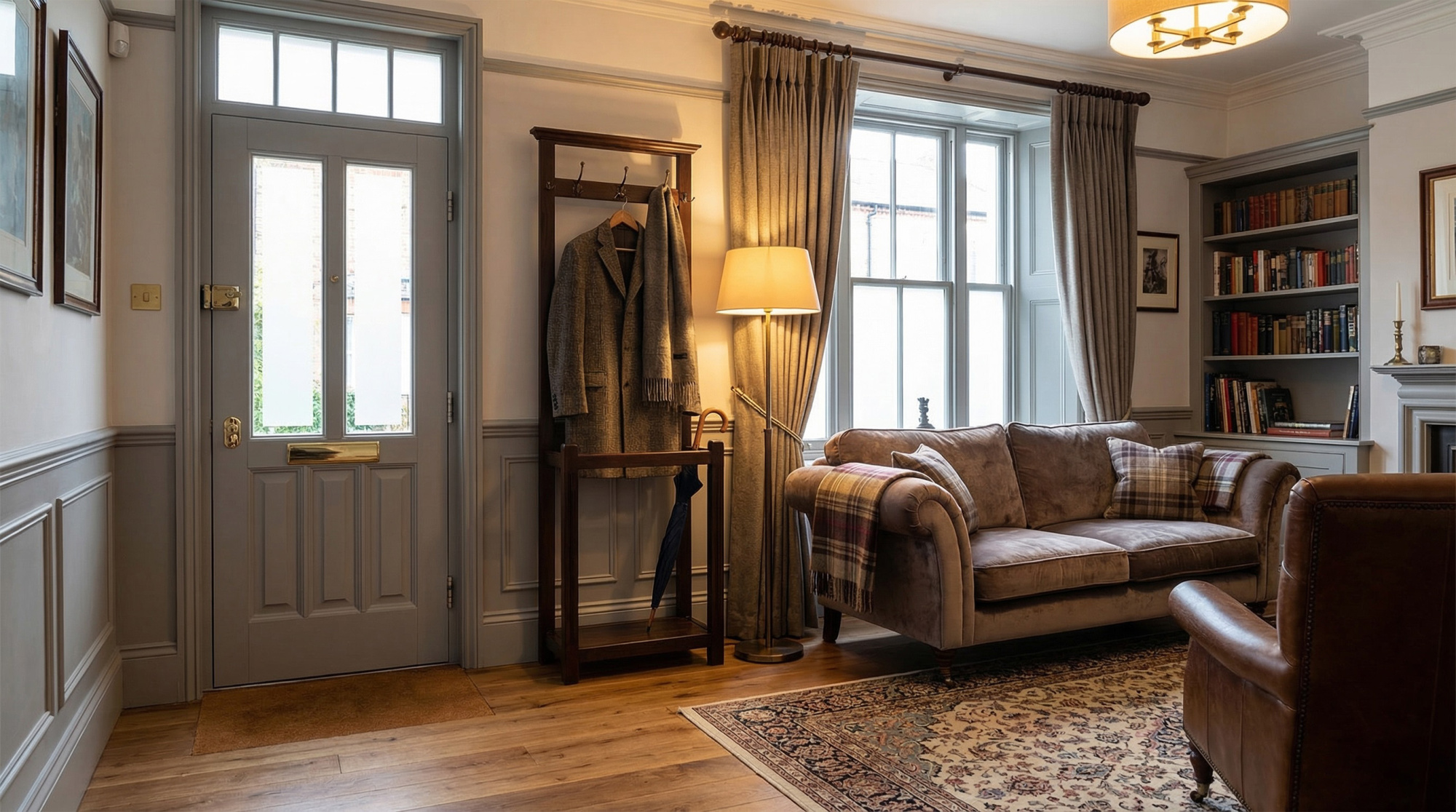 Вхідні двері в котедж з масиву дерева Richmond 2