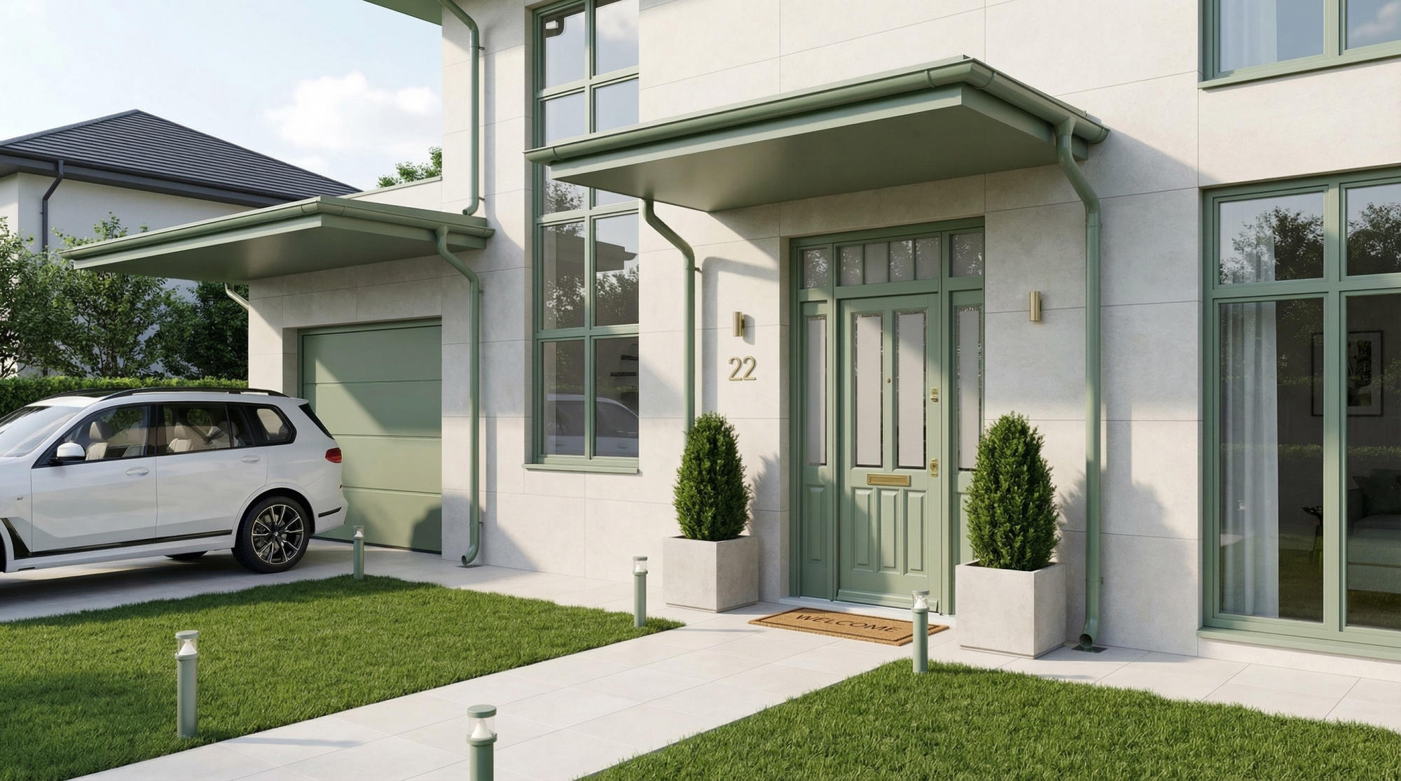 Вхідні двері в котедж з масиву дерева Richmond